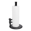 Umbra Buddy Knocked Down Paper Towel Holder - Black with paper towel