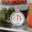 KitchenCraft Stainless Steel Fridge/Freezer Thermometer in use