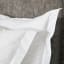 Linen Drawer Satin Stitch Cotton King Pillowcases, Set of 2