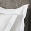 Linen House White Oxford Cotton Pillowcase, 250 Thread Count