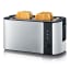Severin Long Slot 1400W 4 Slice Toaster with toast