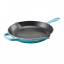 Le Creuset Signature Cast Iron Skillet, 23cm - Caribbean Blue