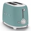 Smeg Retro 2-Slice Toaster, 950W - Matte Emerald Green