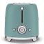 Smeg Retro 2-Slice Toaster, 950W - Matte Emerald Green angle