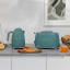 Smeg Retro 2-Slice Toaster, 950W - Matte Emerald Green on the kitchen counter