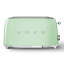 Smeg Retro 1500W 4 Slice Toaster, Pastel Green