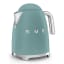 Smeg Retro Cordless Kettle, 1.7L - Matte Emerald Green