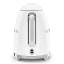 Smeg Retro Kettle, 1.7L - Matt White back view 