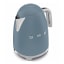Smeg Retro Cordless Kettle, 1.7L - Storm Blue Matt