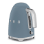 Smeg Retro Cordless Kettle, 1.7L - Storm Blue Matt angle