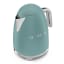 Smeg Retro Cordless Kettle, 1.7L - Matte Emerald Green angle