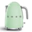 Smeg Retro Cordless Kettle, 1.7L, Pastel Green