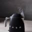 Smeg Retro Kettle, 1.7L - Matt Black steam