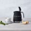 Smeg Retro Kettle, 1.7L - Matt Black lifestyle lid open