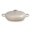 Le Creuset Brioche Signature 3.5 Litre Shallow Casserole, 30cm