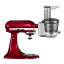 KitchenAid Stand Mixer Maximum Extraction Slow Juicer and Sauce Attachment angle on the Stand Mixer