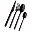 Pack Shot image of Nicolson Russell Private Collection Malta Titanium Black Cutlery Set