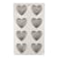 Kitchen Inspire 8-Cup Silicone Heart Muffin Pan - Rock gray