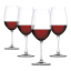 Spiegelau Lead-Free Crystal Salute Bordeaux Wine Glasses, Set of 4