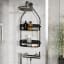 Umbra Flex Shower Caddy - Black In A Bathroom setting 