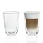 DeLonghi Double Walled Thermo Latte Macchiato Glasses, Set of 2