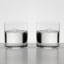 Riedel O Stemless Water Glasses, Set of 2 on the table with sparkliing water