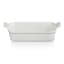 Le Creuset Stoneware Heritage Rectangular Dish, 26cm - White