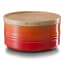 Pack Shot image of Le Creuset Large Stoneware Storage Jar with Wooden Lid, 650ml