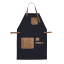 Arrow Leather Goods Canvas & Leather Apron, Navy