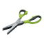 KitchenCraft Multi-Blade Herb Scissors angle