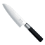 Wasabi Black Santoku Knife, 16cm