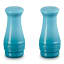 Le Creuset Salt and Pepper Shakers, Set of 2 - Caribbean Blue