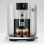 Jura E6 Automatic 1450W Bean to Cup Espresso Machine - 2022 front view 