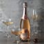 Boschendal Brut Rosé MCC on the table with glasses