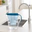 Brita Marella Cool Blue Water Filter Jug, 2.4L on counter