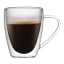 NOVA Fanel Double Walled Glass with coffee