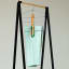 Brabantia Soft Touch Trouser Hanger - Black / White in use