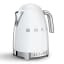 Smeg Retro Variable Temperature Cordless Kettle, 1.7L White