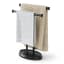 Umbra Palm Double Hand Towel Holder - Black Detail Image 