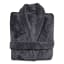 Pack Shot image of Club Classique Charcoal Unisex Fleece Bathrobe