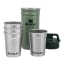 Stanley The Nesting Shot Glass Set - Hammertone Green detail with cups