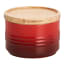 Pack Shot image of Le Creuset Small Stoneware Storage Jar with Wooden Lid