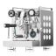 Rocket Espresso Appartamento 1250W Espresso Machine - Silver & White 