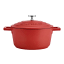 MasterClass Cast Aluminium 2.5L Casserole Pot, 20cm - Red angle