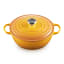 Le Creuset Signature Cast Iron Soup Pot, 26cm - Nectar angle