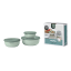 Mepal Cirqula 3 Piece Shallow Bowl Set - Nordic Sage