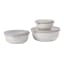 nordic white Mepal Cirqula Shallow Bowl Set, 3-Piece