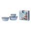 Mepal Cirqula Shallow Bowl Set, 3-Piece nordic blue