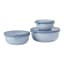 nordic blue Mepal Cirqula Shallow Bowl Set, 3-Piece