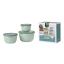 Mepal Cirqula 3 Piece Deep Bowl Set - Nordic Sage